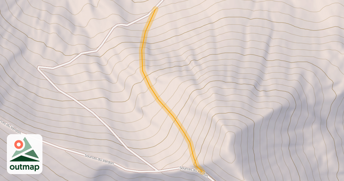 Map of Seregnier Hors Piste