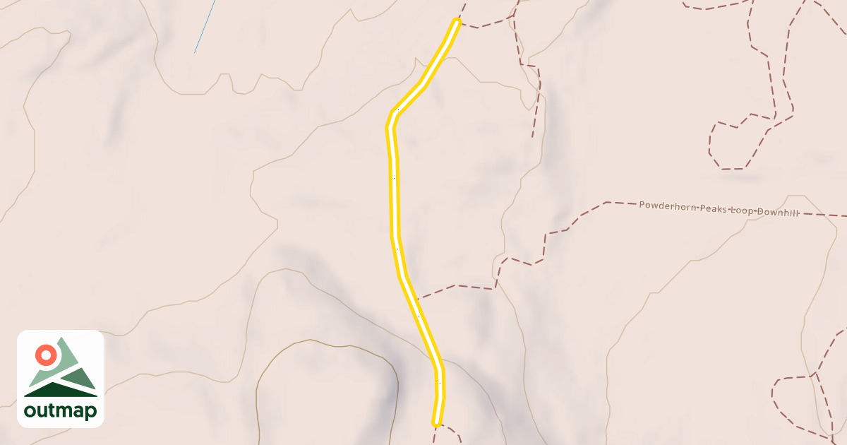 Map of Powderhorn Loop