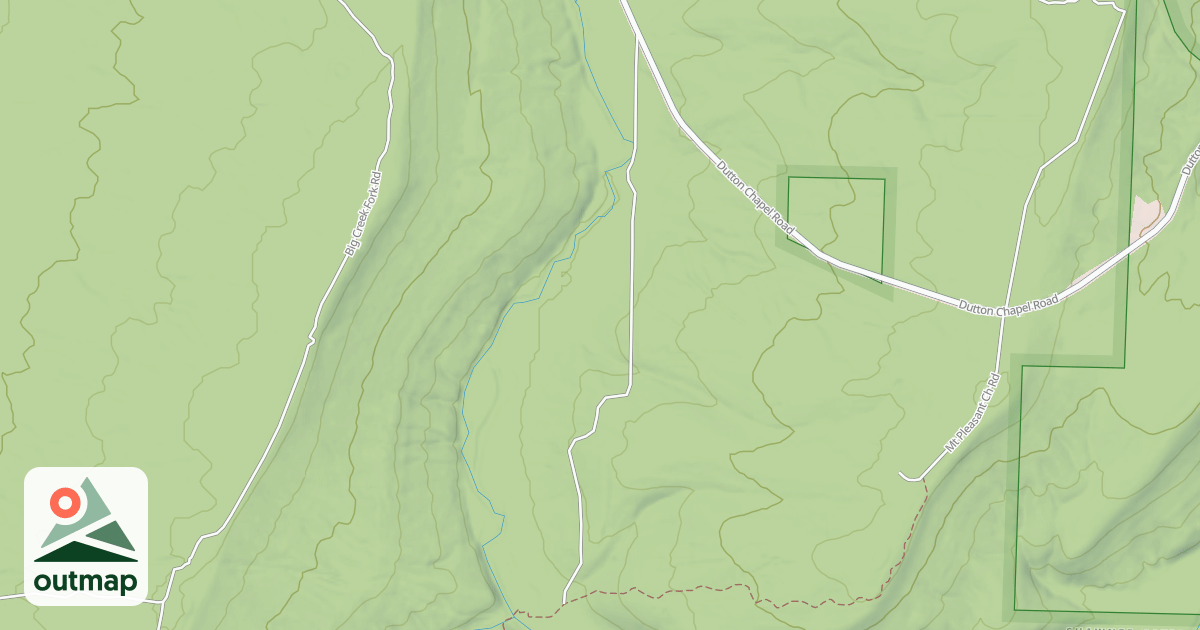 Map of MT PLEASANT CH W