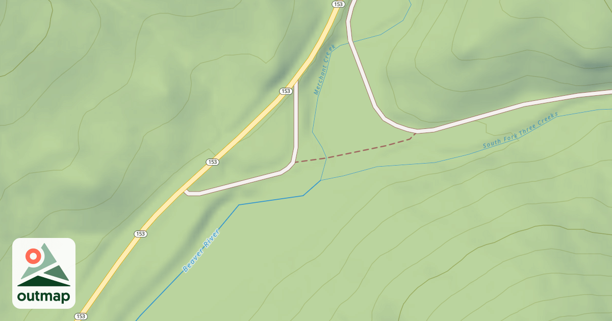 Map of TRAIL 3615