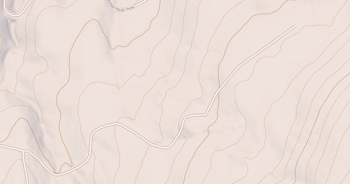 Map preview of USFS Motor Vehicle Use Map Roads {2D4DDA76-1AD5-4CF9-B379-EF114F84C3EF}
