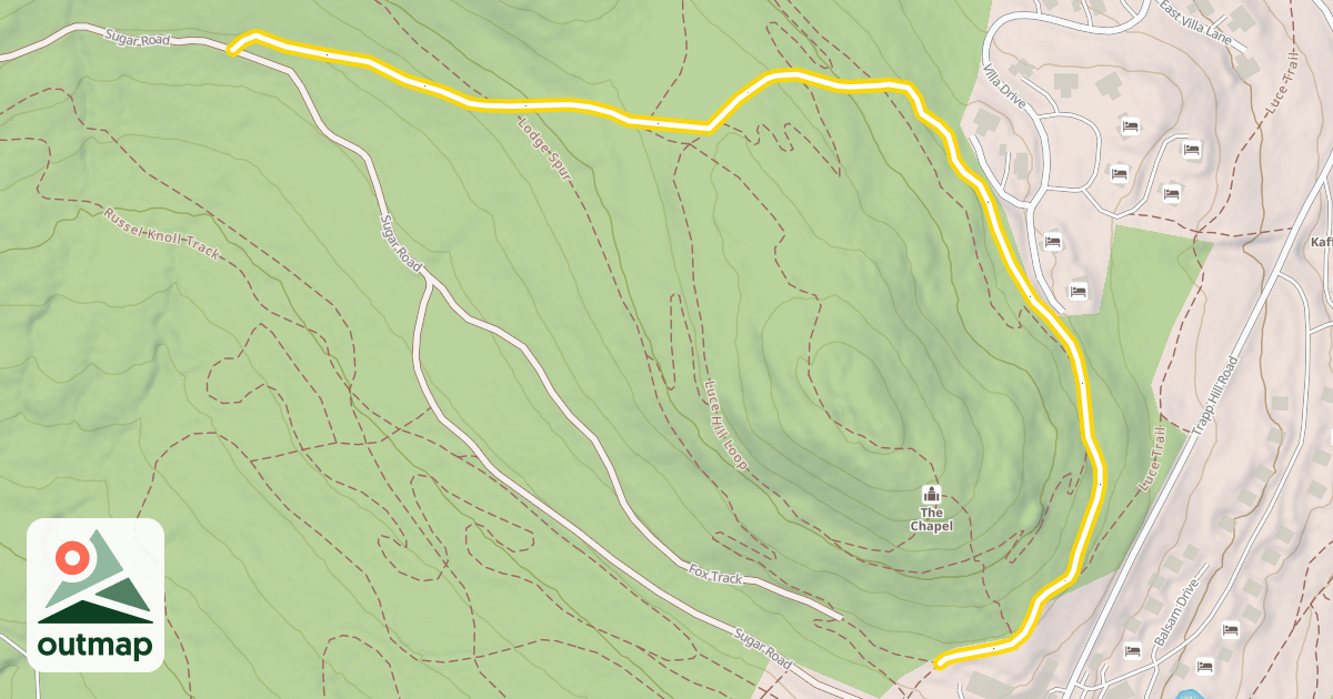 Map of Telemark Trail