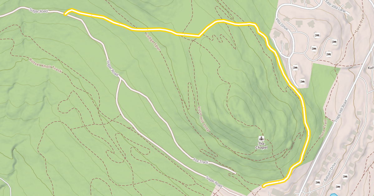 Map preview of Telemark Trail