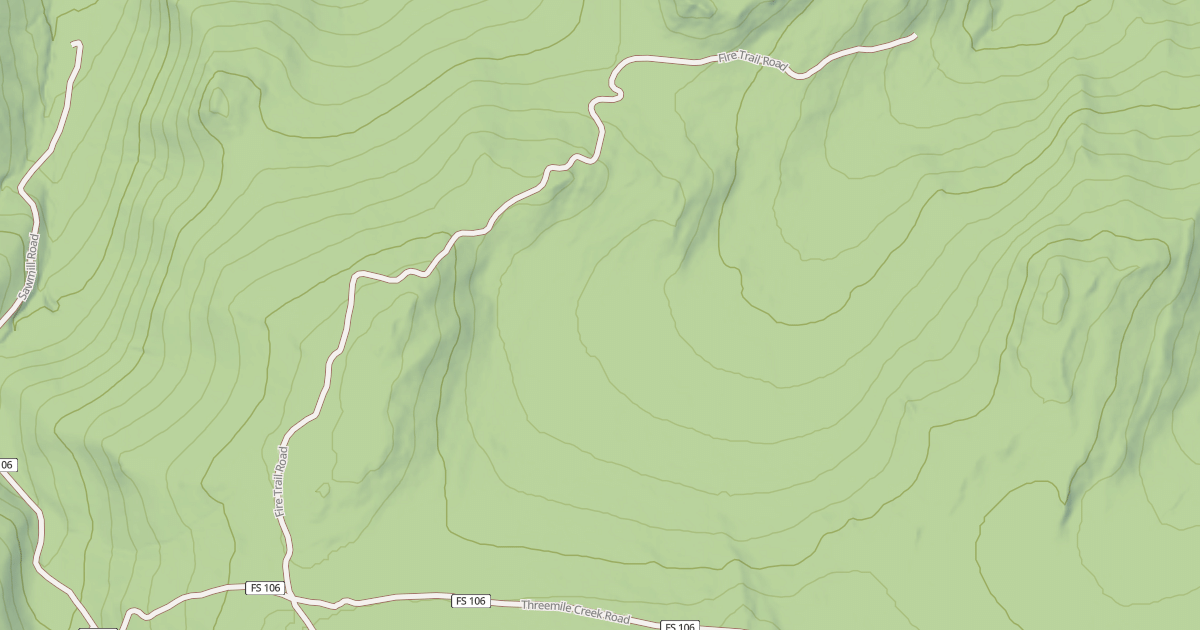 Map preview of FIRE TRAIL ROAD