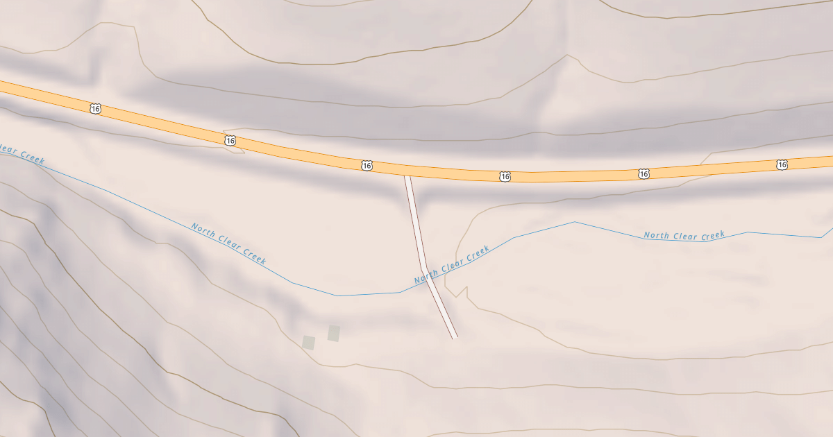 Map preview of N. CLEAR CRK. LOT 2