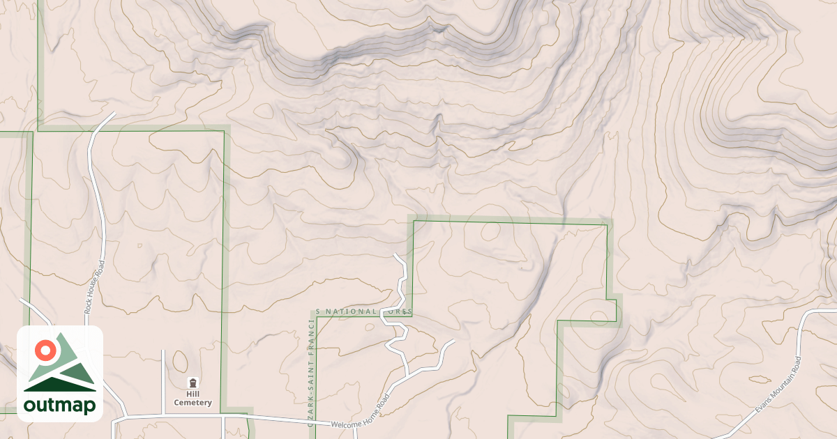 Map of BRADLEY CREEK