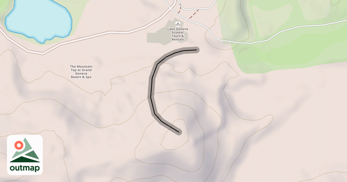Map of Hickory Hill in Walworth