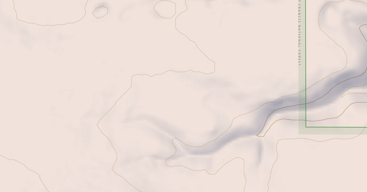 Map preview of USFS National Forest System Roads {E490799E-2E36-4046-A2FB-085CDE683998}