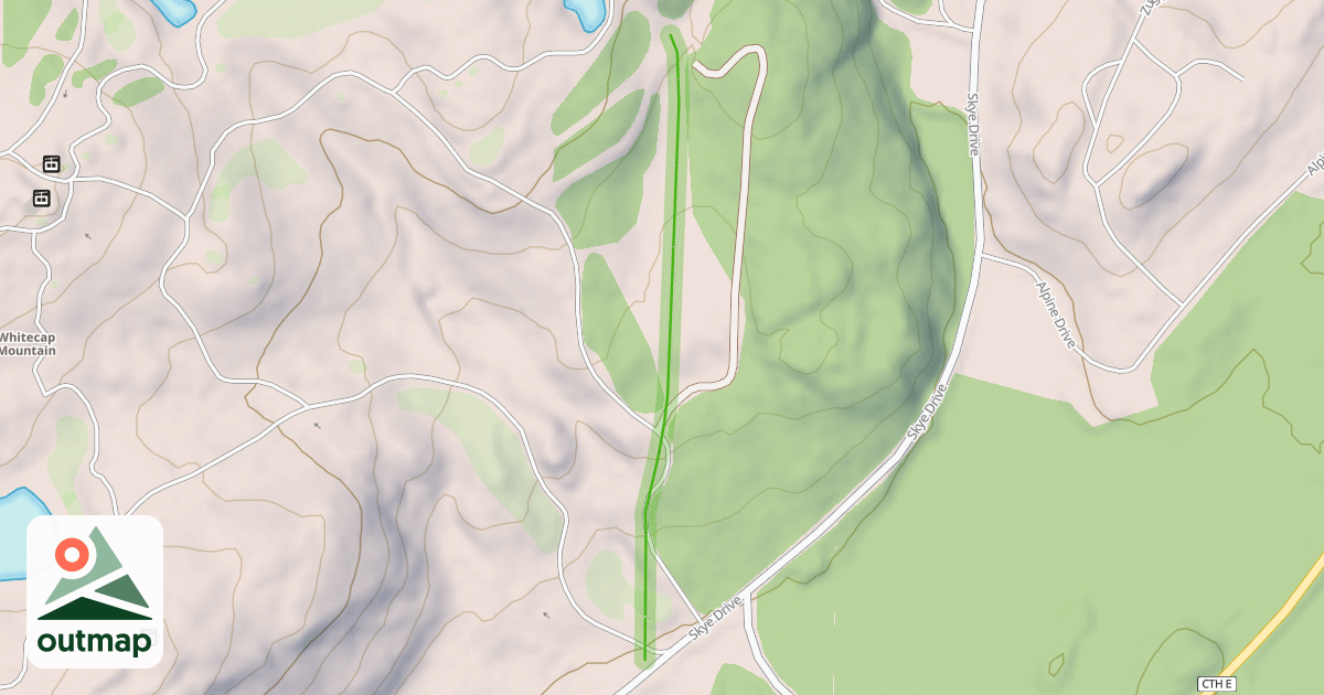 Map of Lower Arlberg