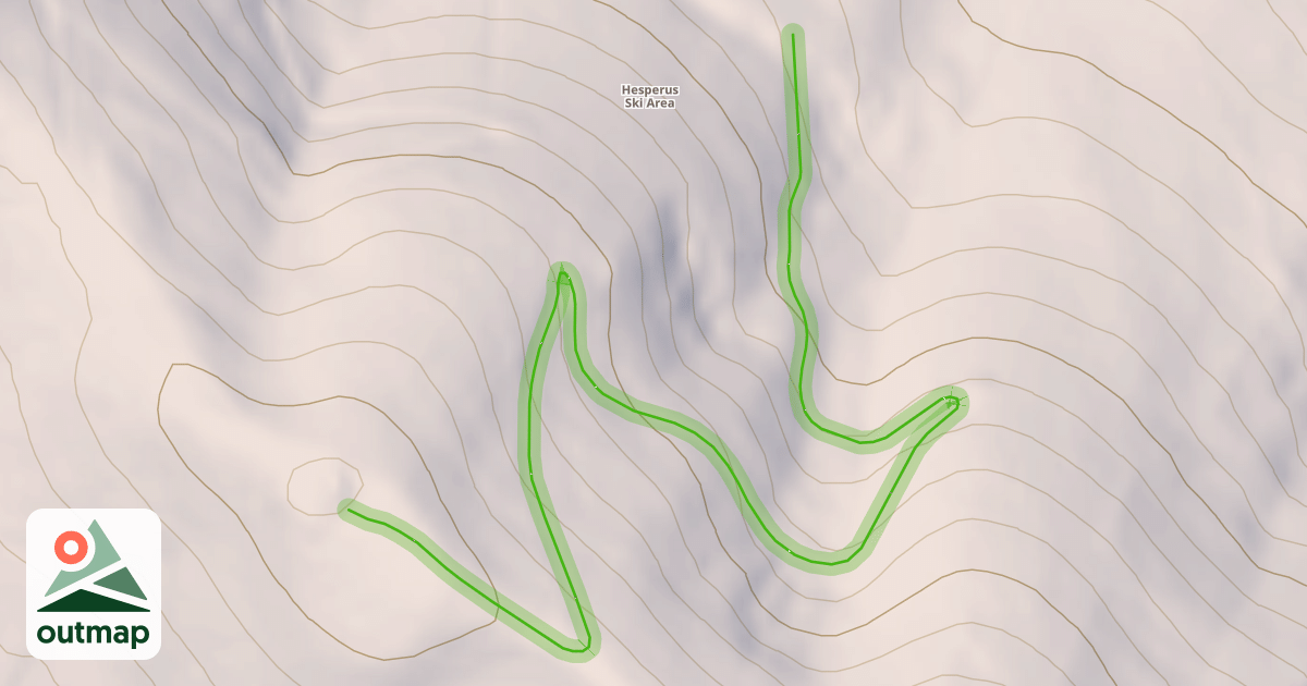 Map of Cross Mountain Trail