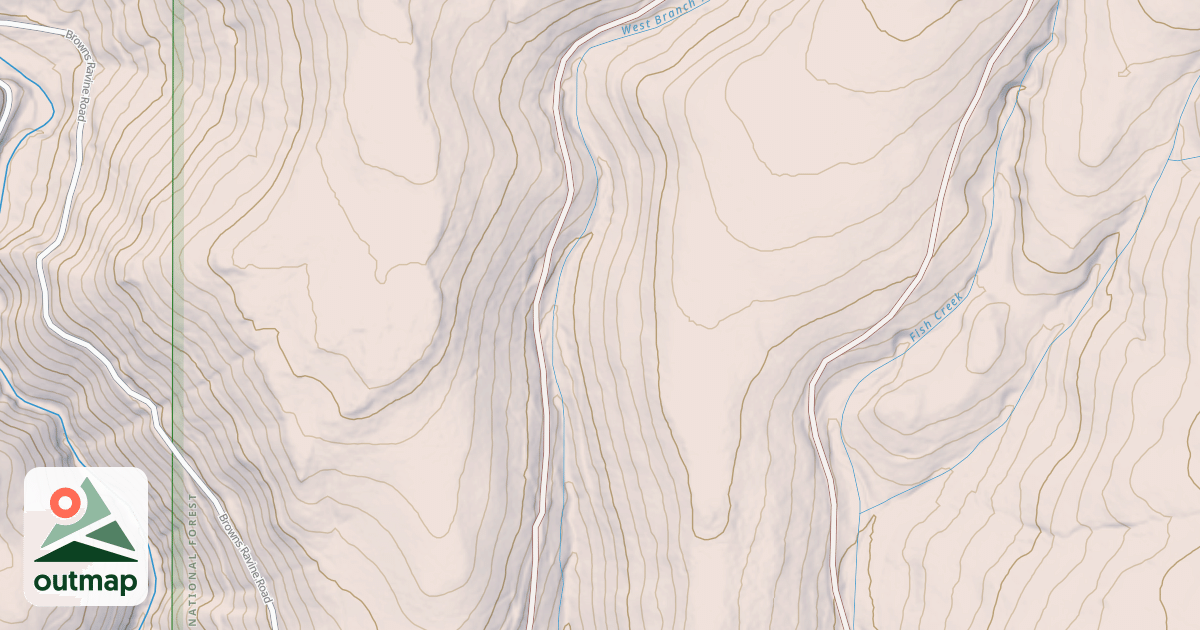 Map of EAST FISH CR