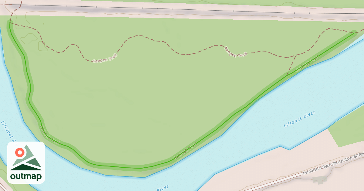 Map of Bathtub Trail