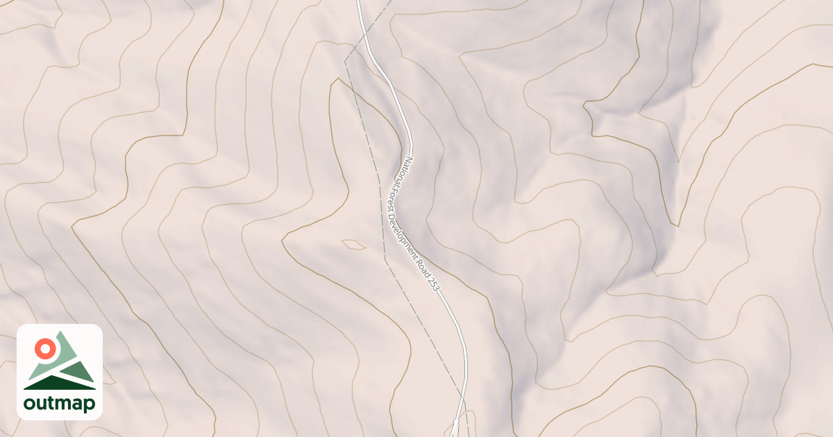 Map of UPPER RAINEY CREEK