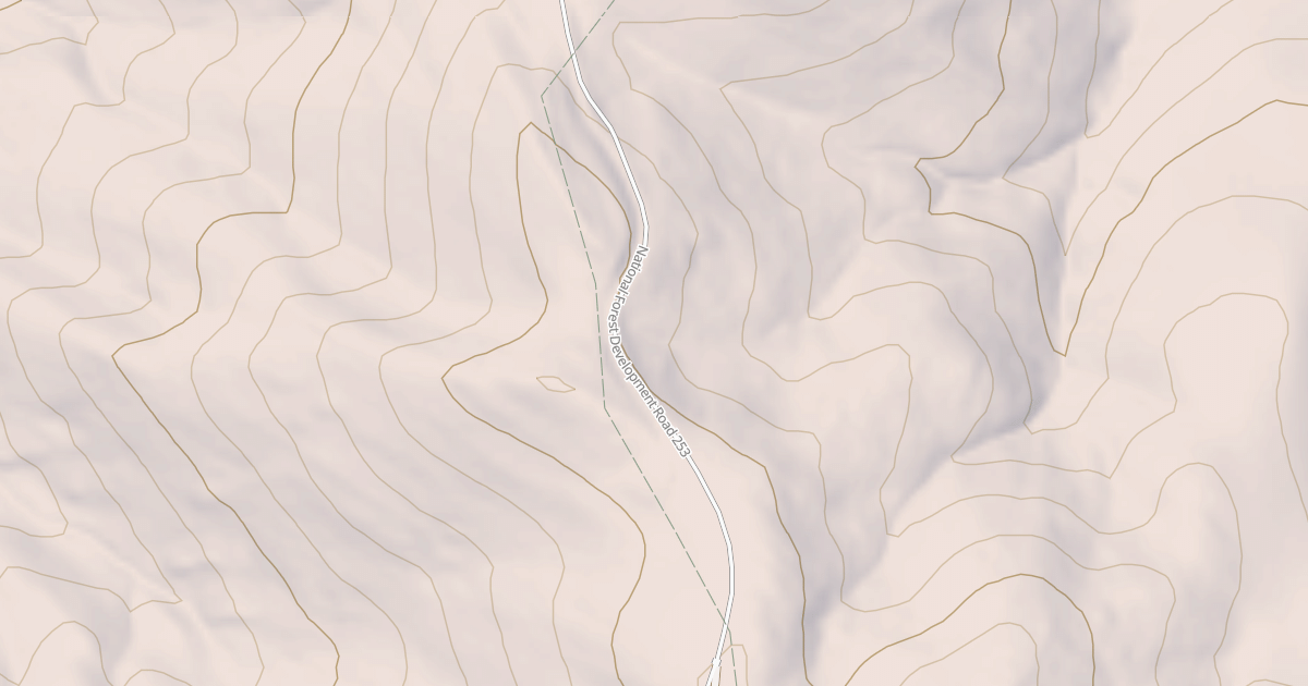 Map preview of UPPER RAINEY CREEK