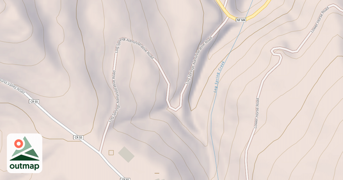 Map of LOG SPRINGS ADM