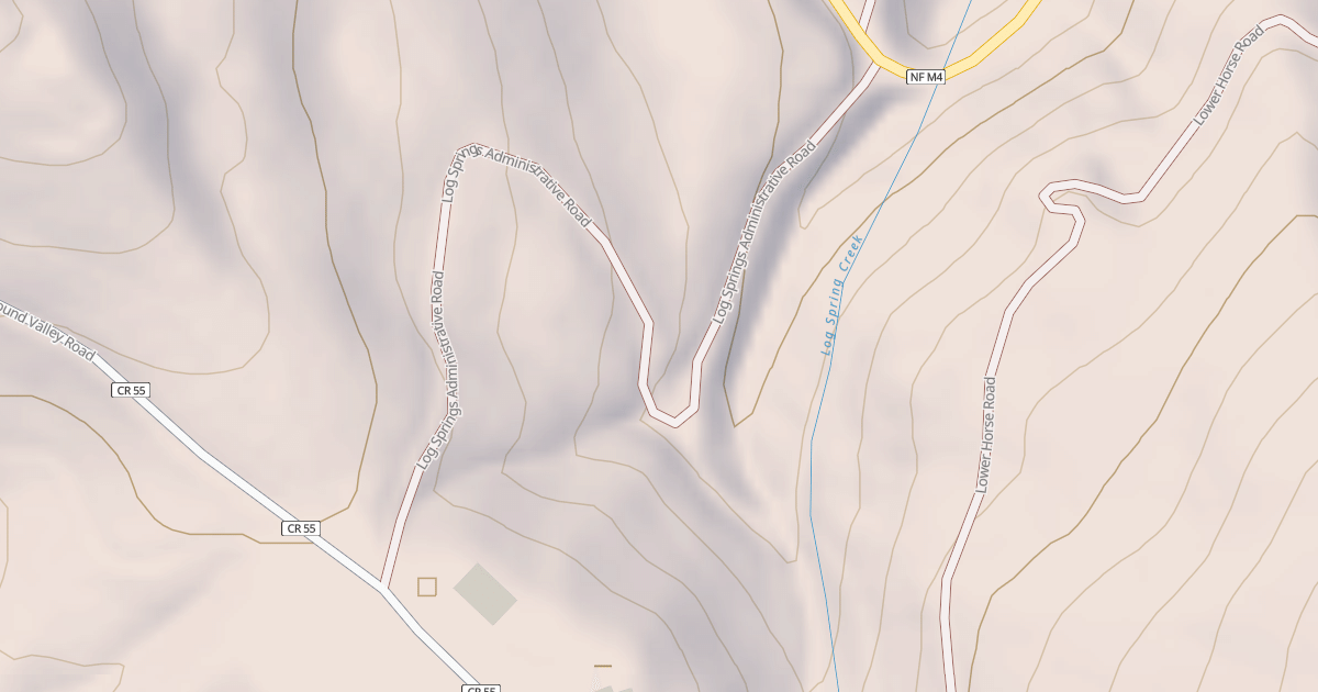 Map preview of LOG SPRINGS ADM