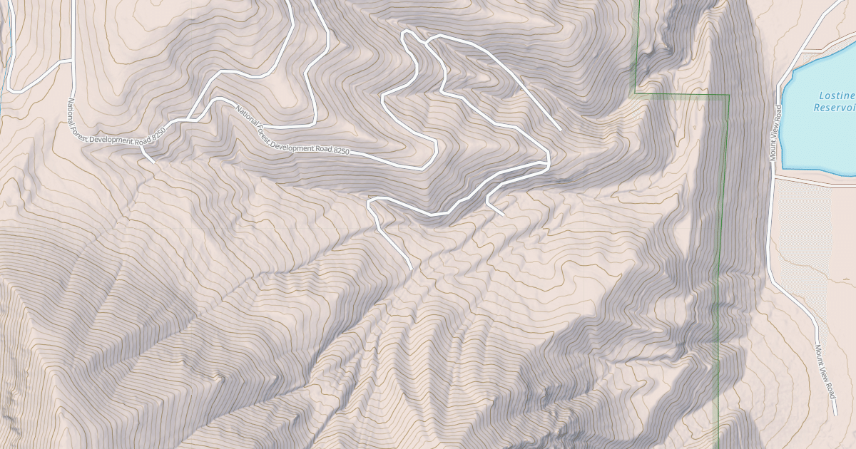Map preview of LITTLE BEAR SADDLE