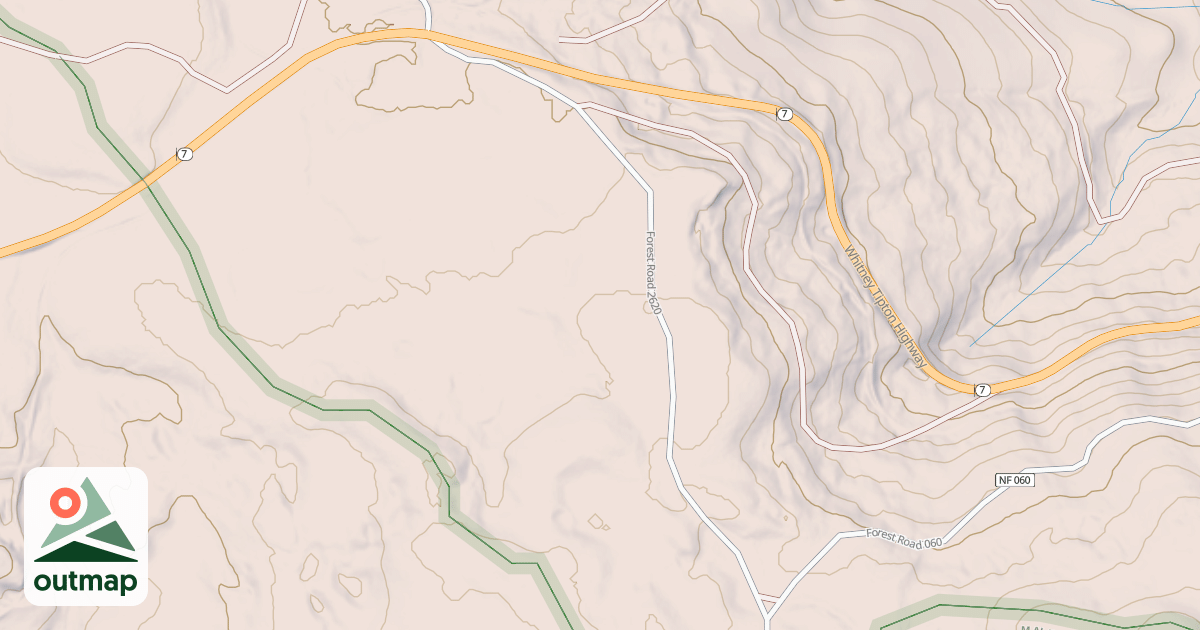 Map of Tipton Summit Snowmobile