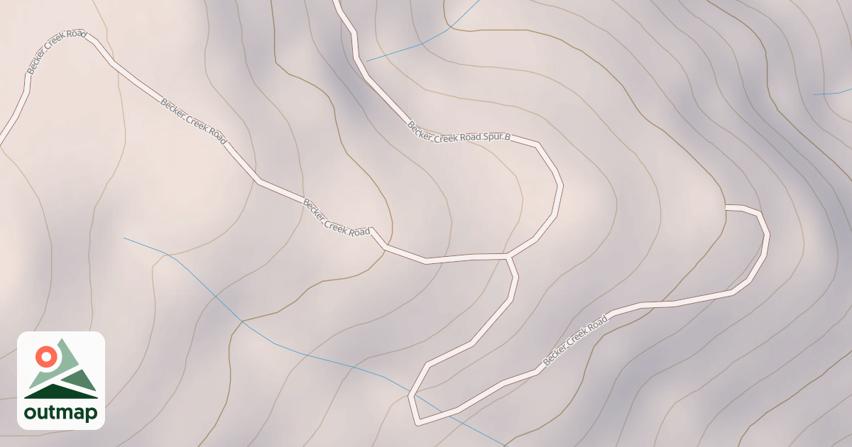 Map of BECKER CREEK
