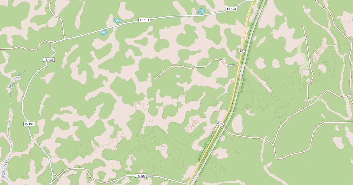 Map preview of USFS Motor Vehicle Use Map Roads {AEECA891-9688-49E4-A2CB-3FE6B04DC8B7}