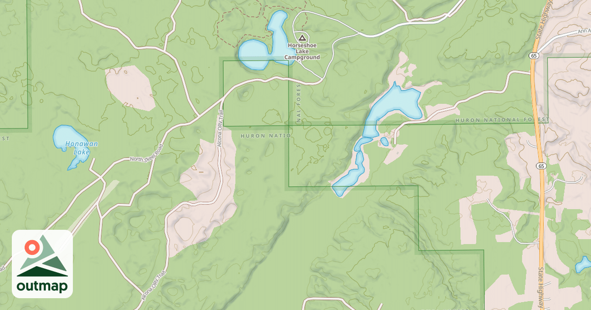 Map of Alcona Smt Barton City Dnr966