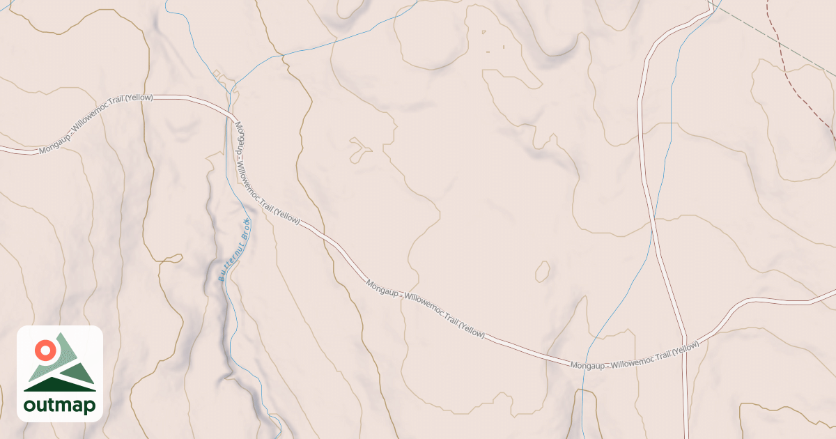 Map of Mongaup Willowemoc Trail