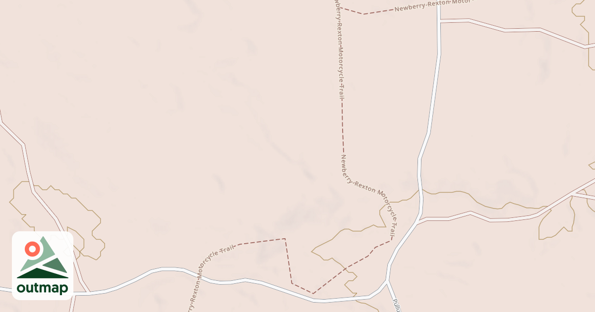Map of Newberry-rexton Motorcycle Trail