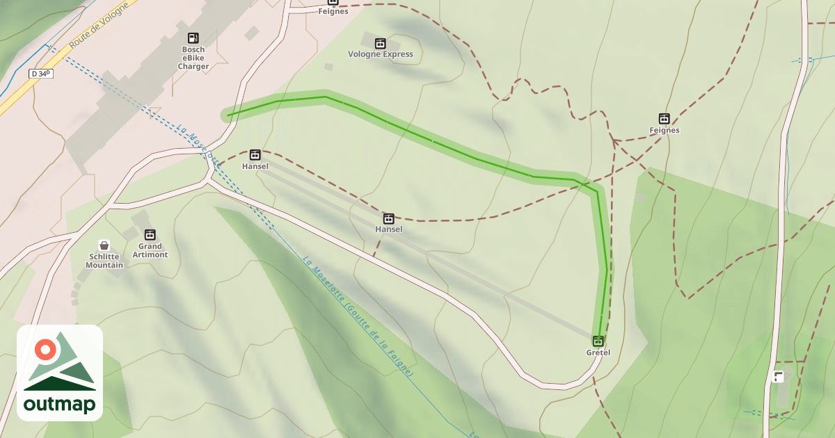 Map of École