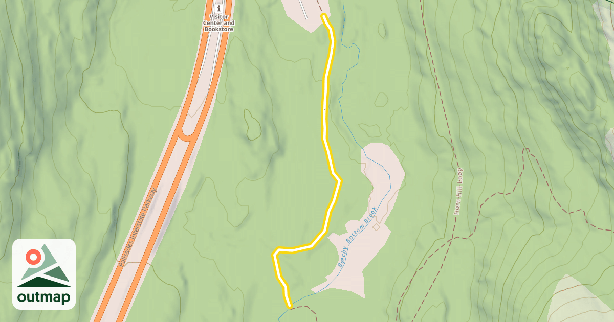 Map of Horn Hill Loop