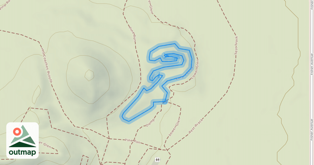 Map of Lucy's Loop