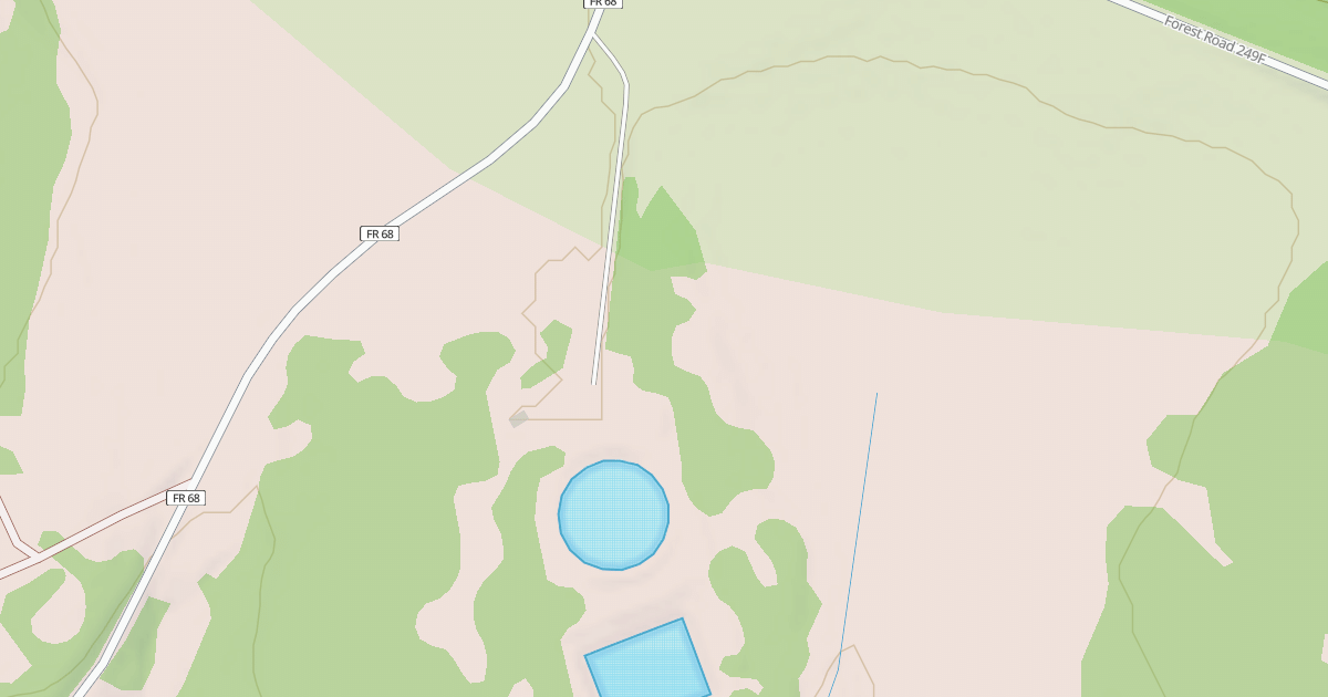 Map preview of USFS National Forest System Roads {BB534147-344A-443F-9898-1FEDC05C87CE}