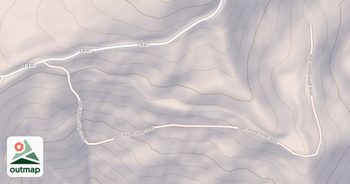 Map of LOWER WALLOW
