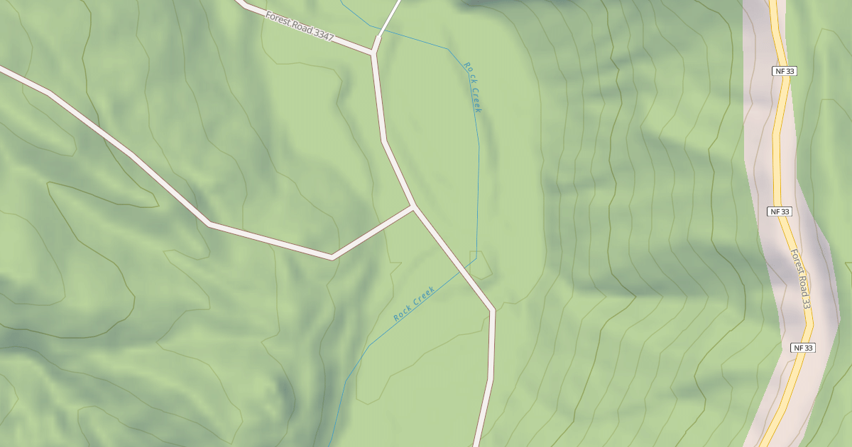 Map preview of ROCK CREEK