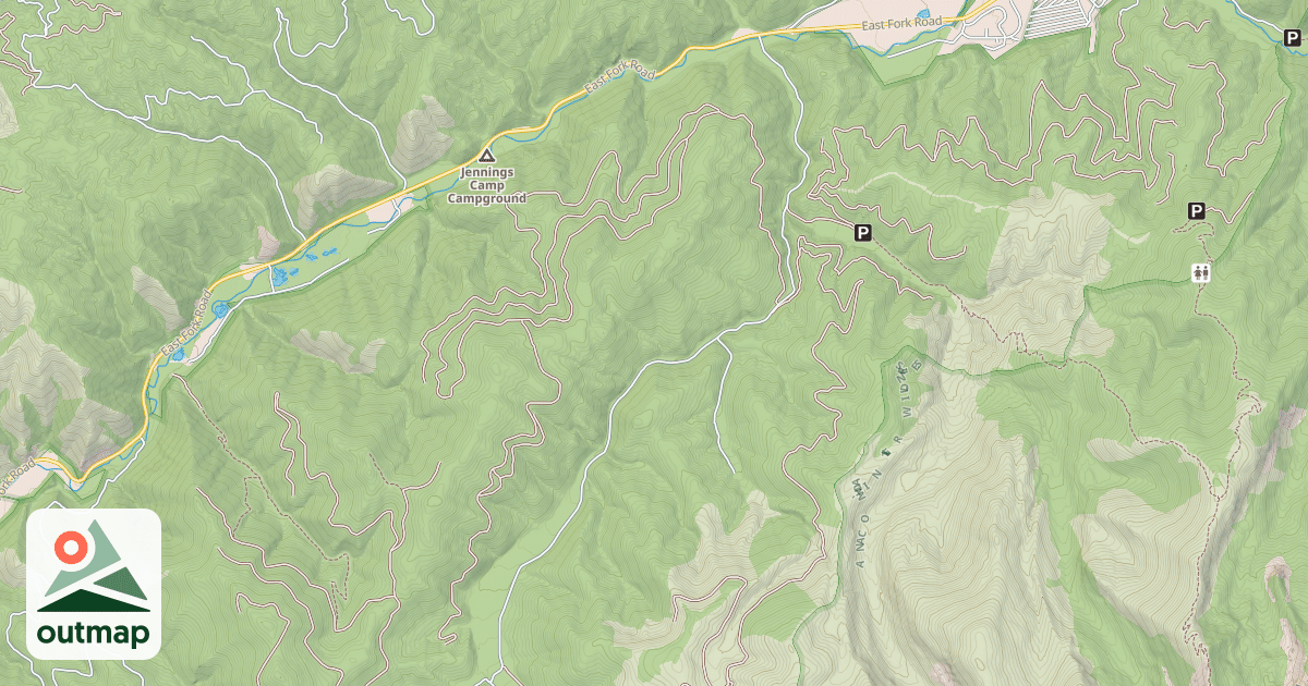 Map of (FDR) MEADOW CREEK