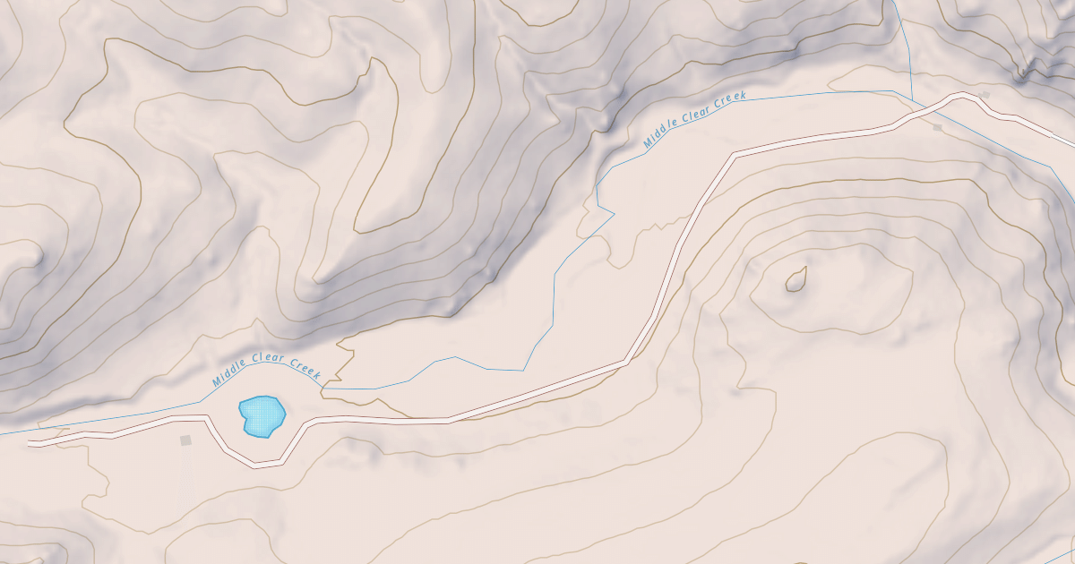 Map preview of MIDDLE FORK