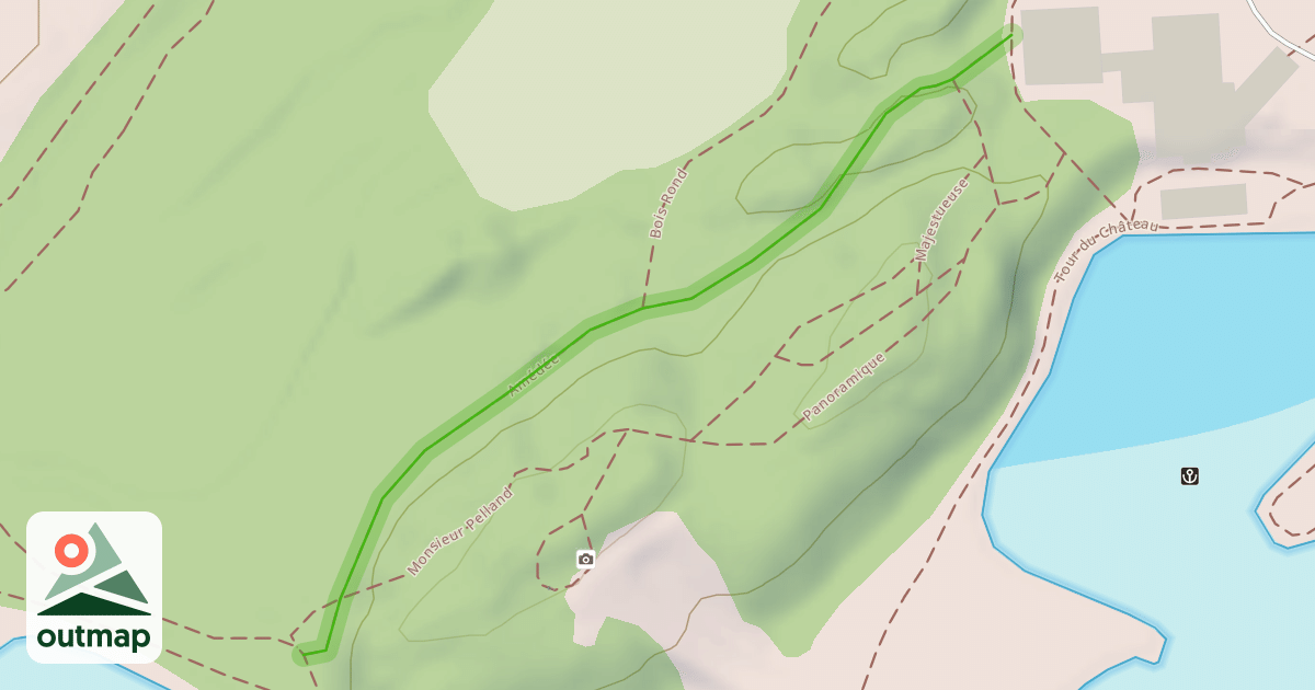 Map of Amédée