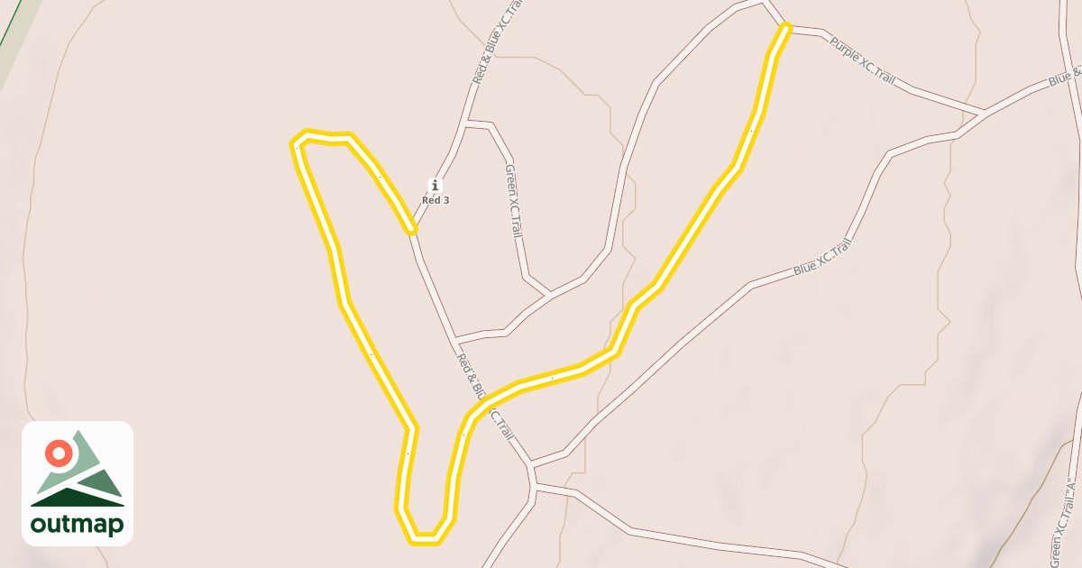 Map of Green XC Trail