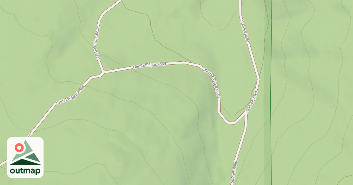 Map of FAIRBURN SPUR
