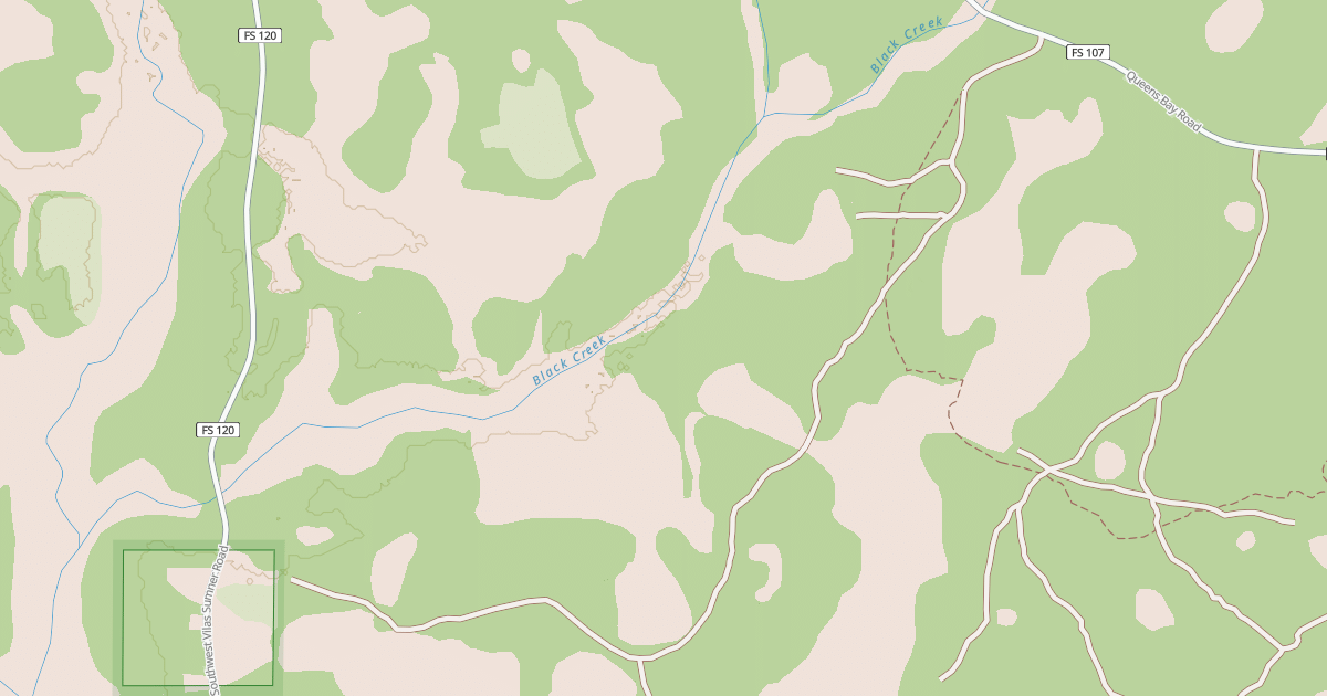 Map preview of USFS National Forest System Roads {6DD5677F-3905-4DF9-856B-E131EA1A6BF5}