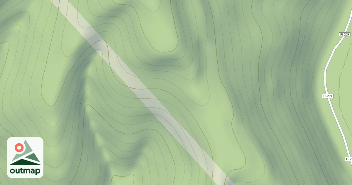 Map of Huckleberry Ohv