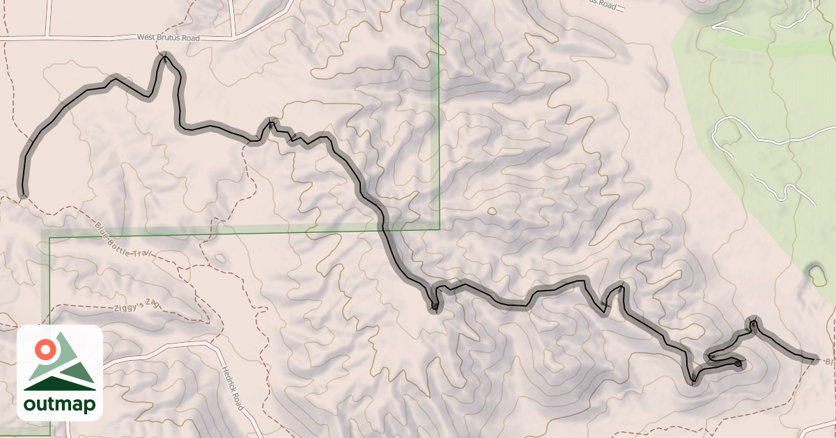 Map of North Spine Trail