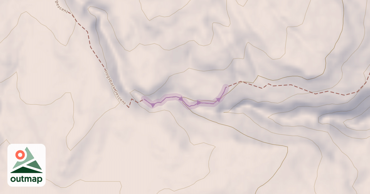 Map of Pothole Canyon