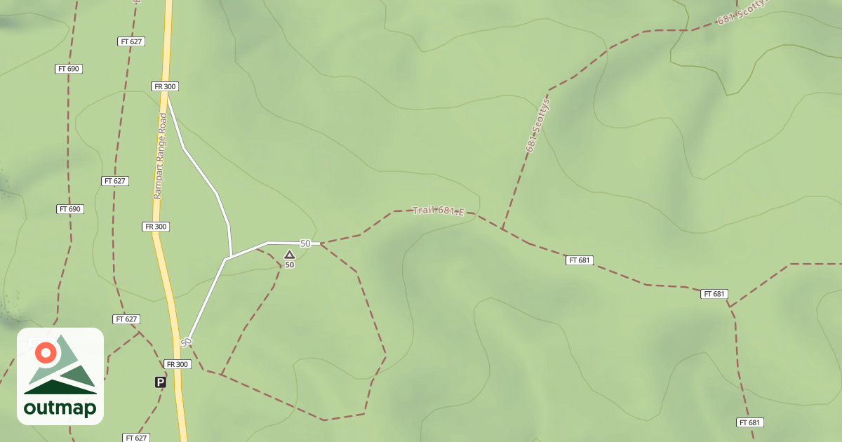 Map of 681.E