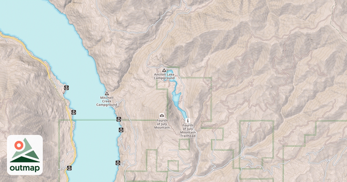 Map of GRADE CREEK ROAD