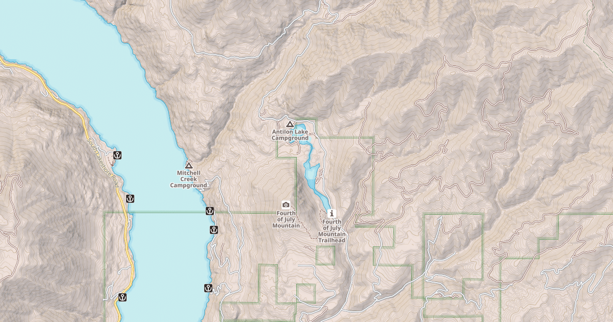 Map preview of GRADE CREEK ROAD