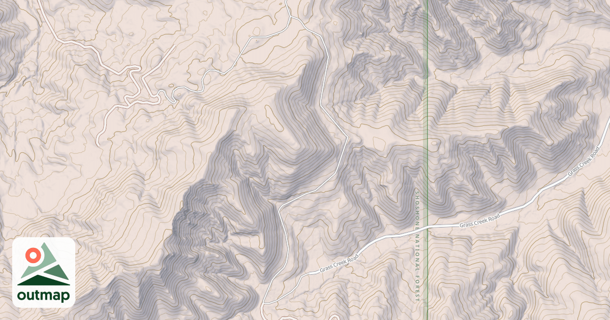 Map of GRASS CREEK