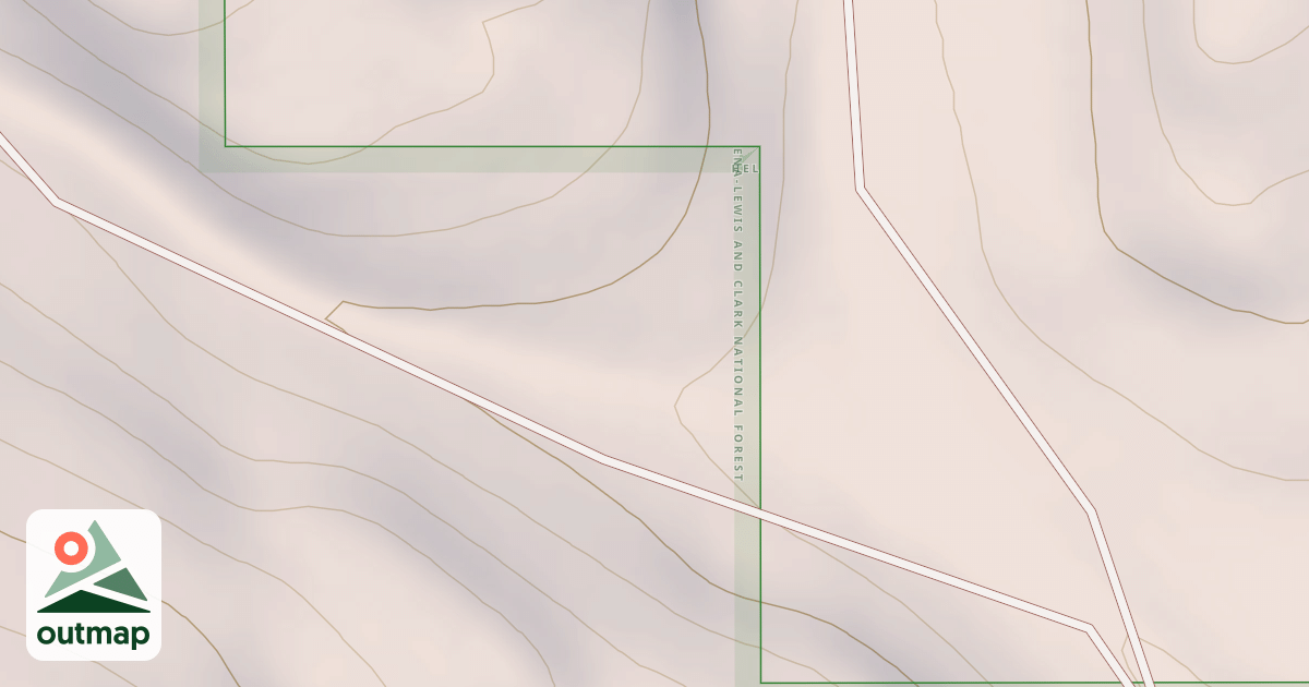 Map of BELT RIDGE SPUR