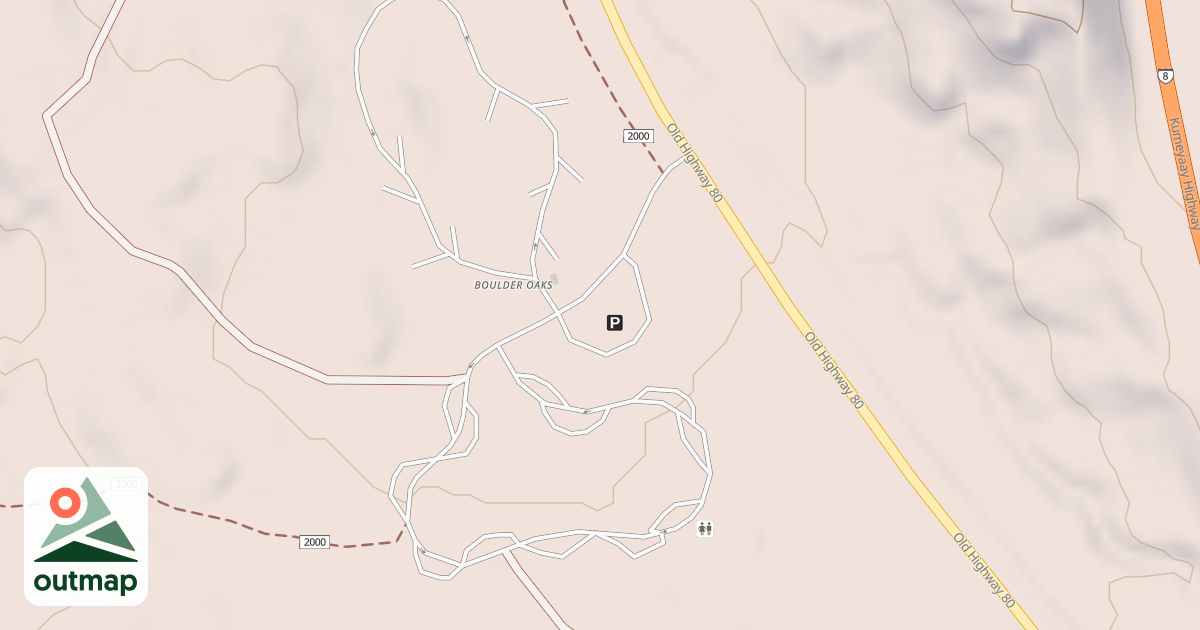 Map of BOULDER OAKS TH