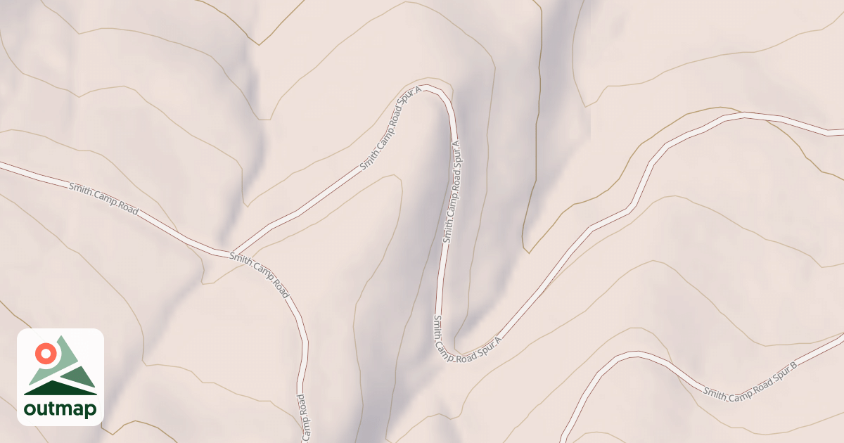 Map of SMITH CAMP SPUR A