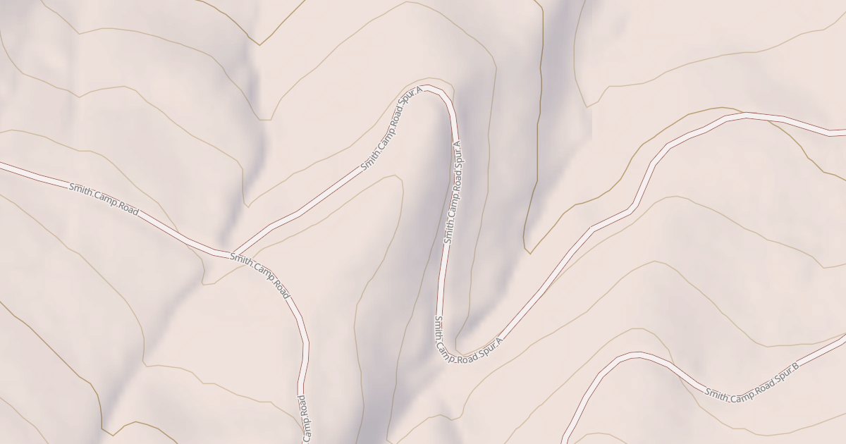 Map preview of SMITH CAMP SPUR A